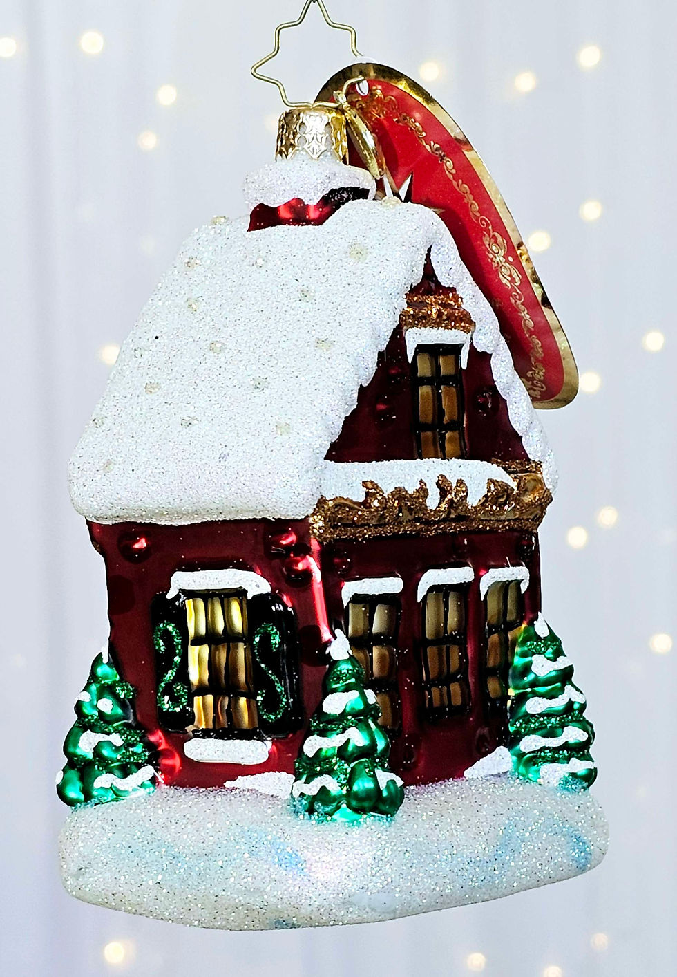 Thumbnail: Christopher Radko Built Brick By Brick Houses 1020358 Christmas Ornament