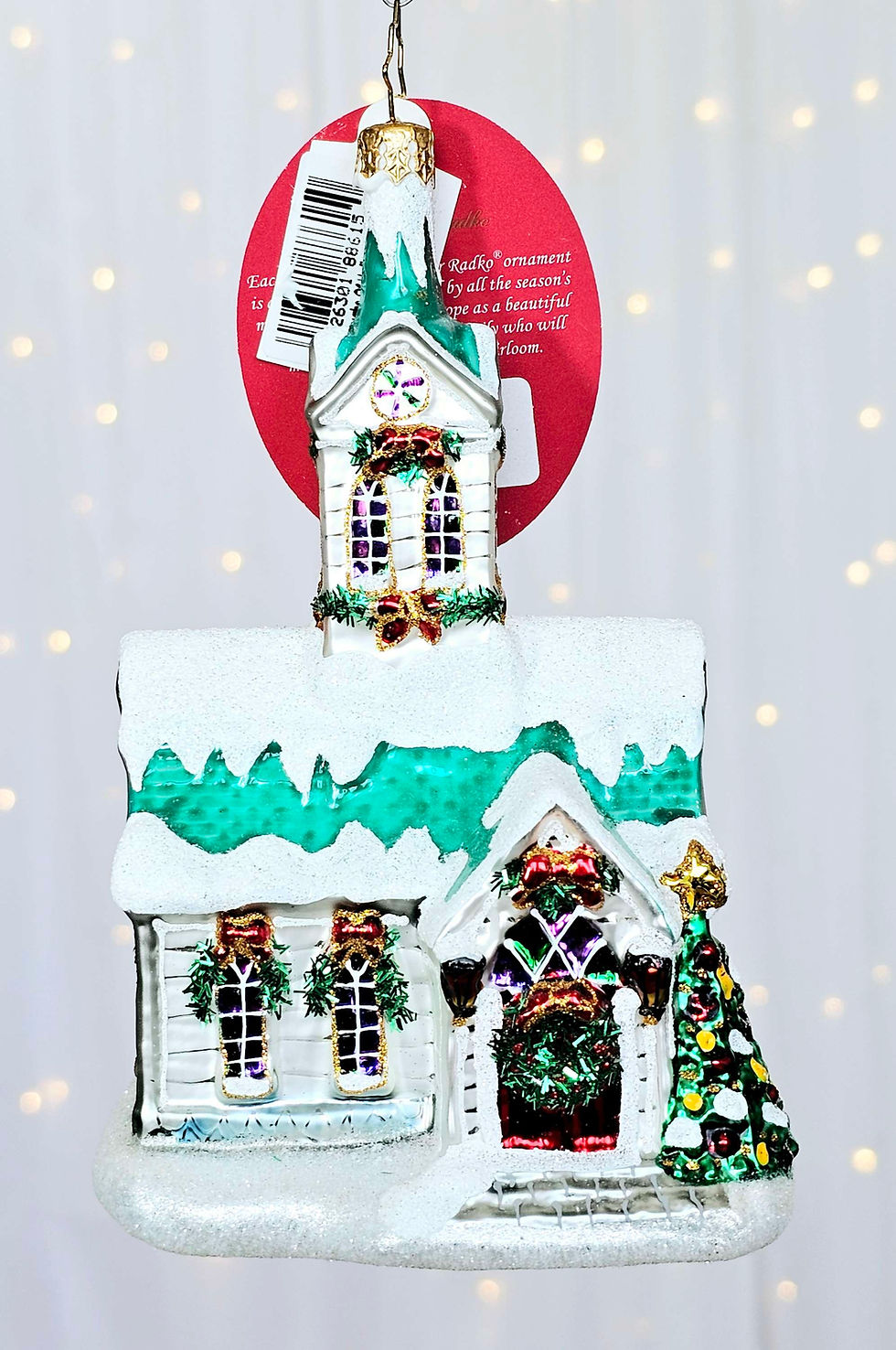 Christopher Radko For Sale Boughs Of Holly Chapel House 1020881 front