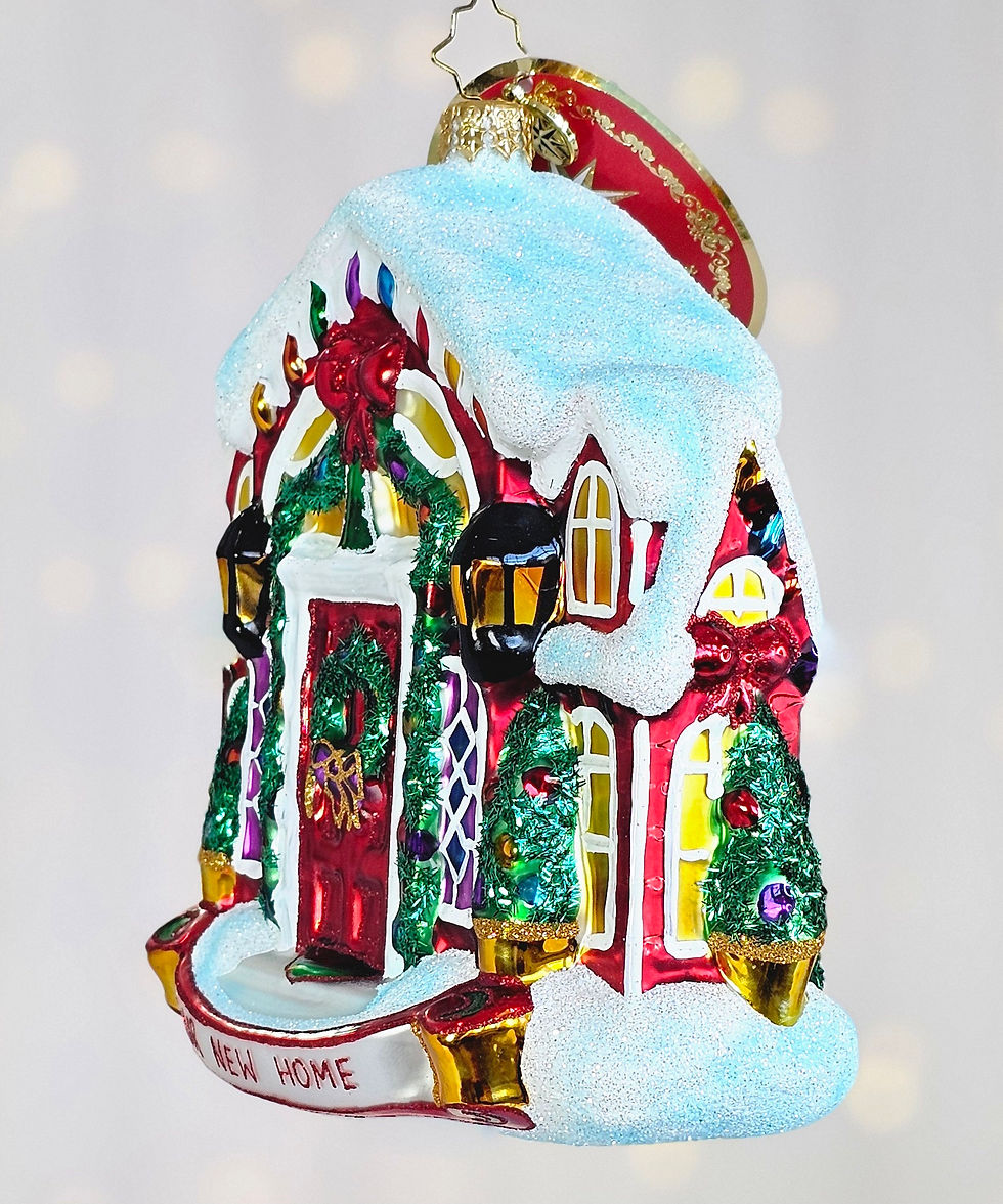 Thumbnail: Christopher Radko A New Holiday Home 1022055 Christmas Ornament