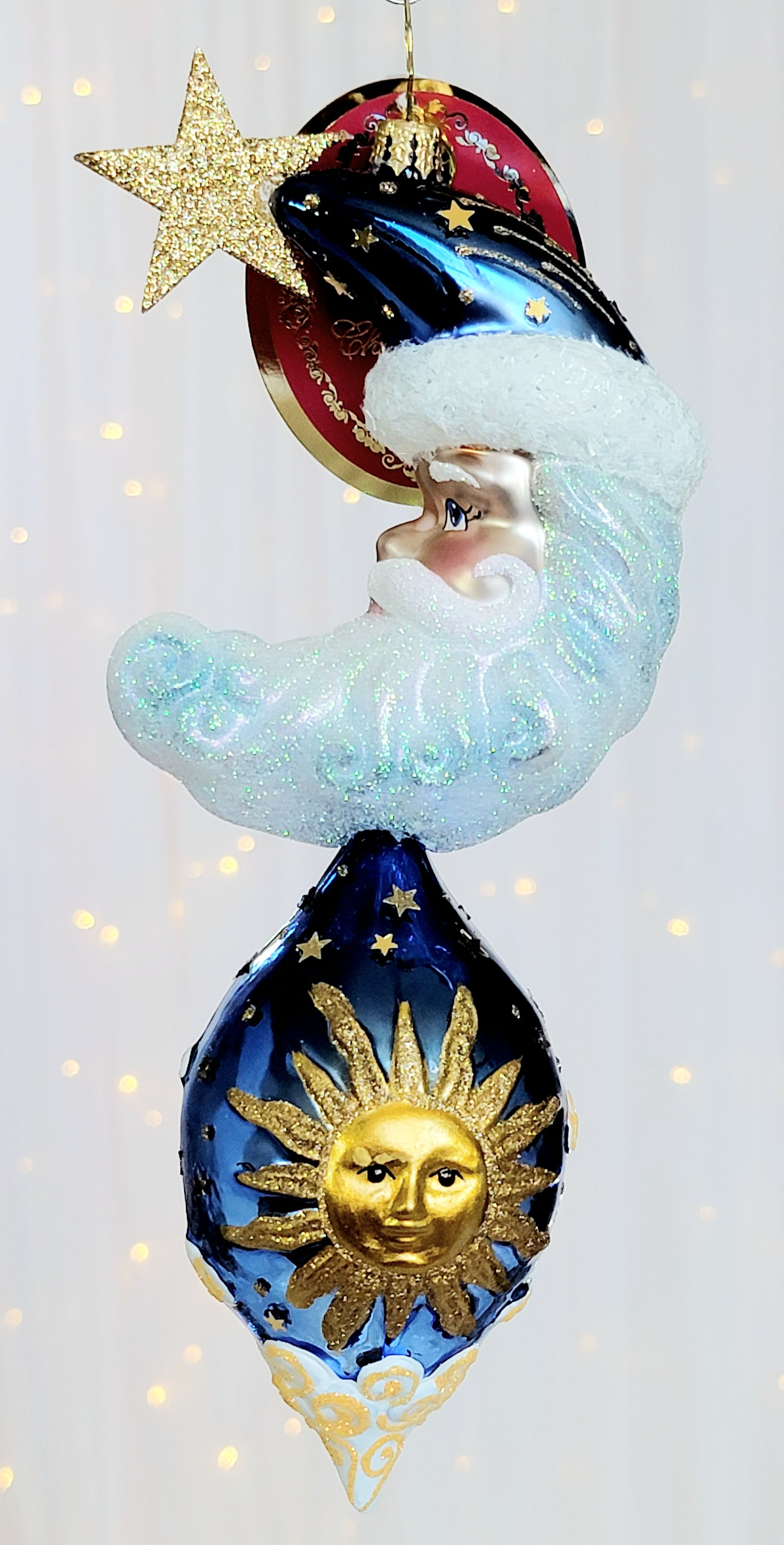 Christopher Radko Retired Daystar Santa 1021488 Christmas Ornament