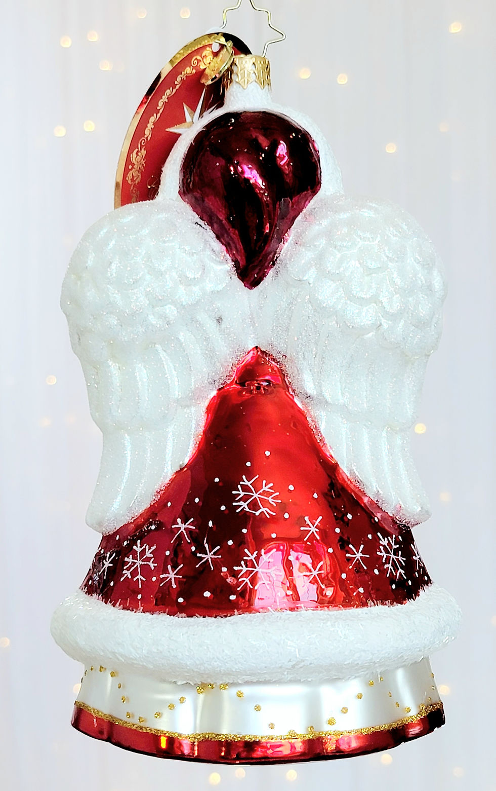 Thumbnail: Christopher Radko Holiday Joy Angel 1021339 Christmas Ornament