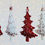 Thumbnail: Kurt S. Adler 5" S/4 Red White Glittered Tree Ornaments J5070