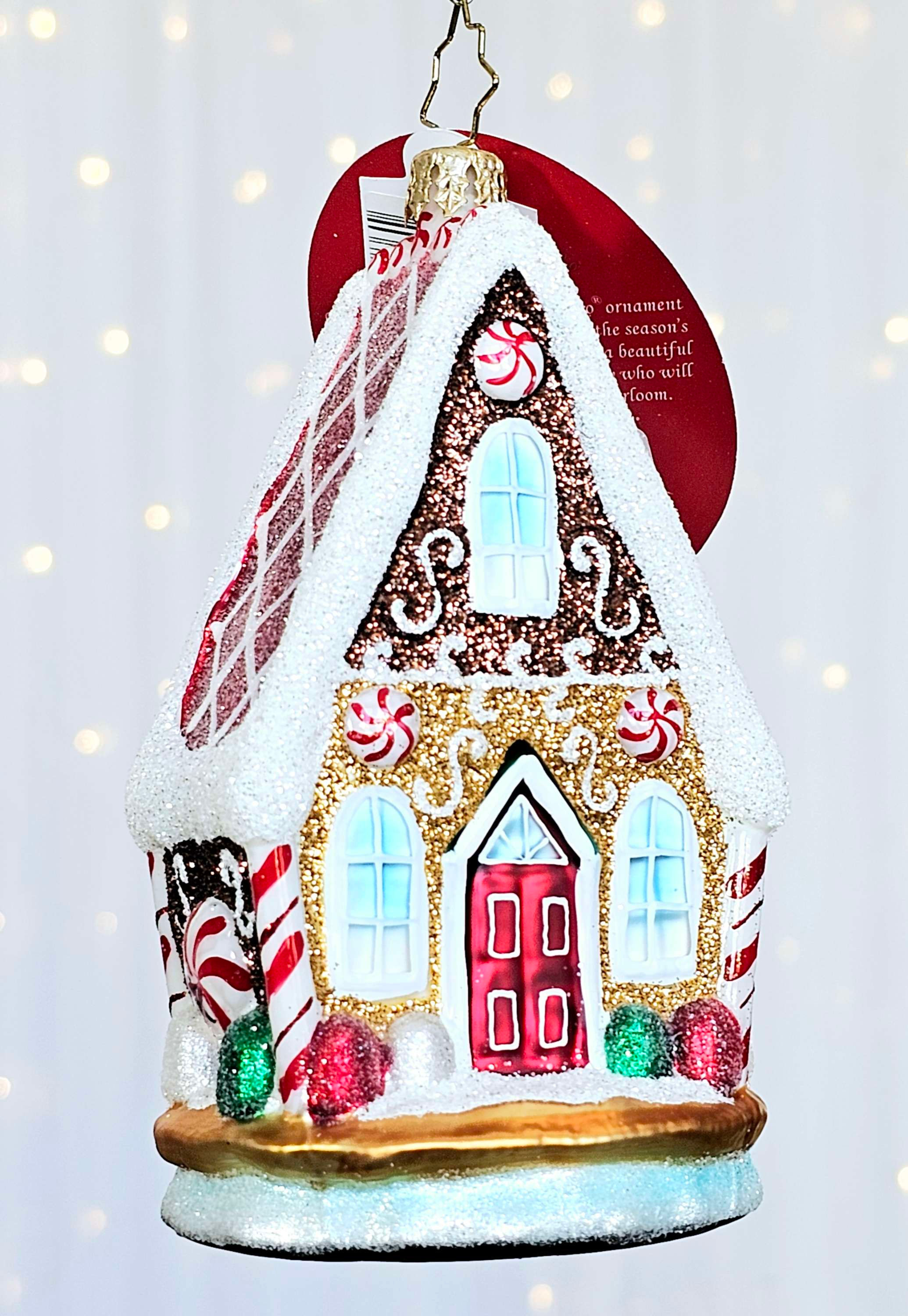 Christopher Radko Sweetest Chalet 1021673 Christmas Ornament
