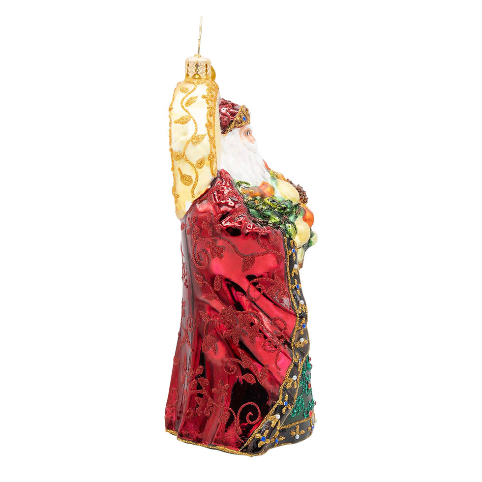 Thumbnail: Christopher Radko Regal Radiance 1022675 Golden Accents Opposite Side View