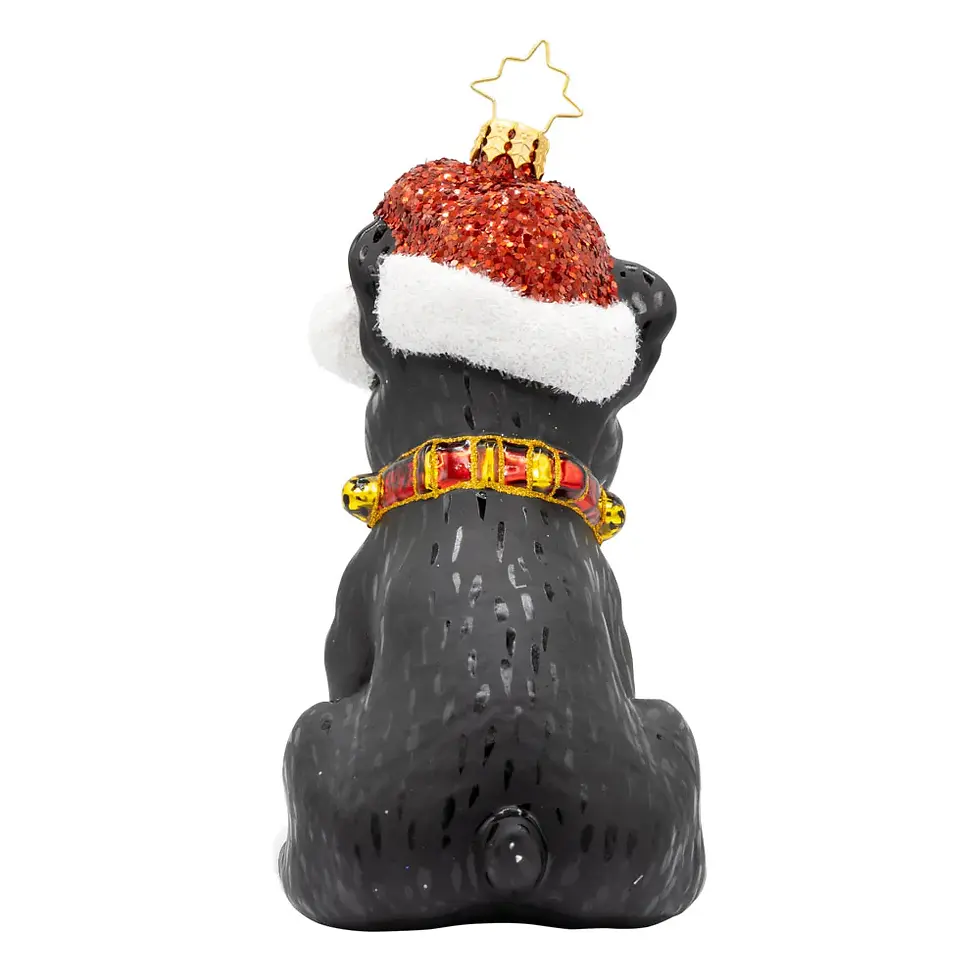 Thumbnail: Christopher Radko Frenchie the Friend 1022569 Dog Christmas Ornament