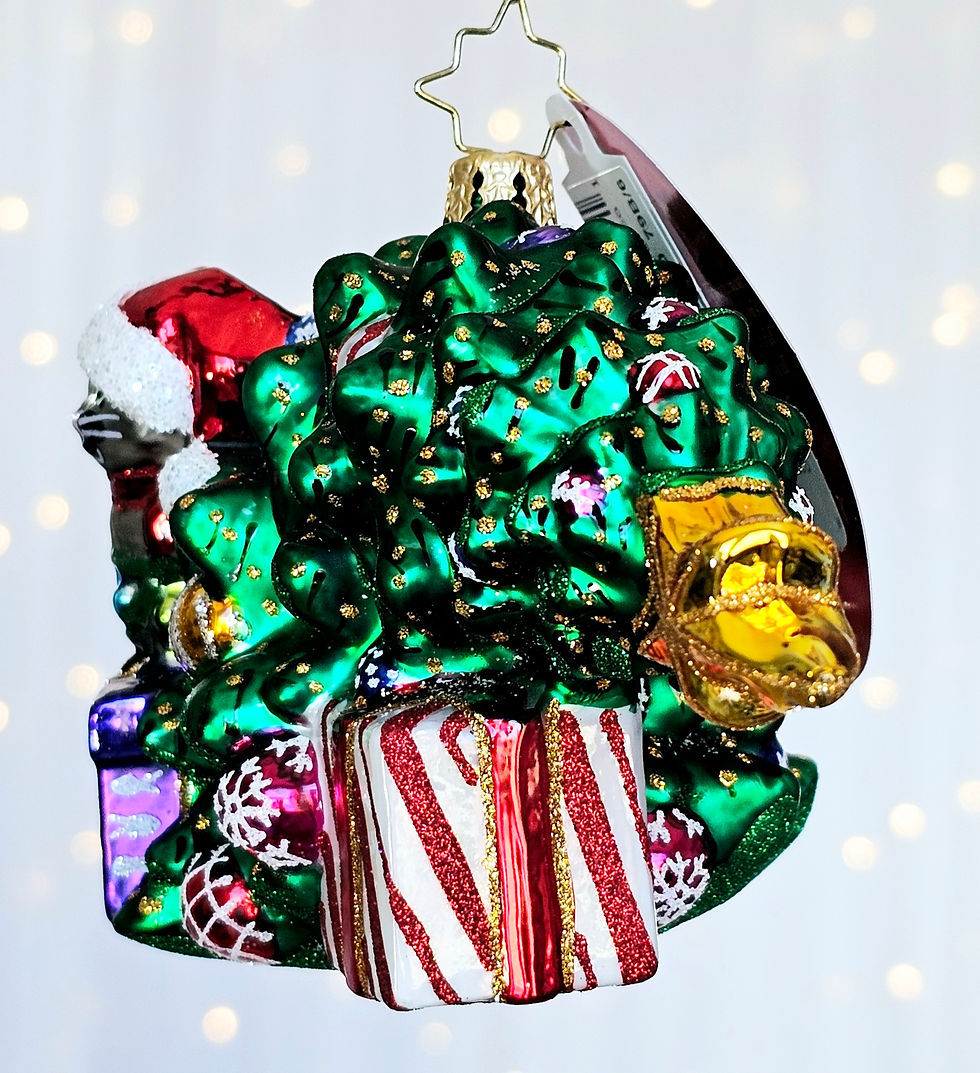 Thumbnail: Christopher Radko Festive Feline Fiasco 1021903 Cat side