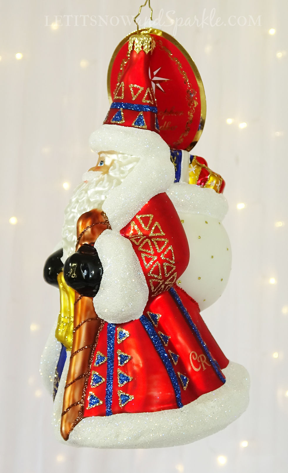 Thumbnail: Christopher Radko Christmas Tradition Santa 1021125 Christmas Ornament