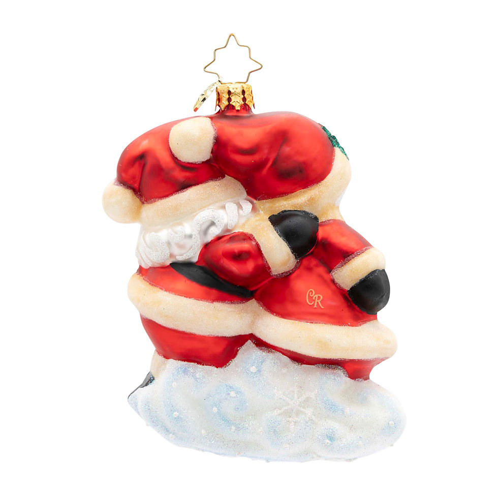 Christopher Radko Skating into Christmas 1022841 Mr Mrs Claus Ornament