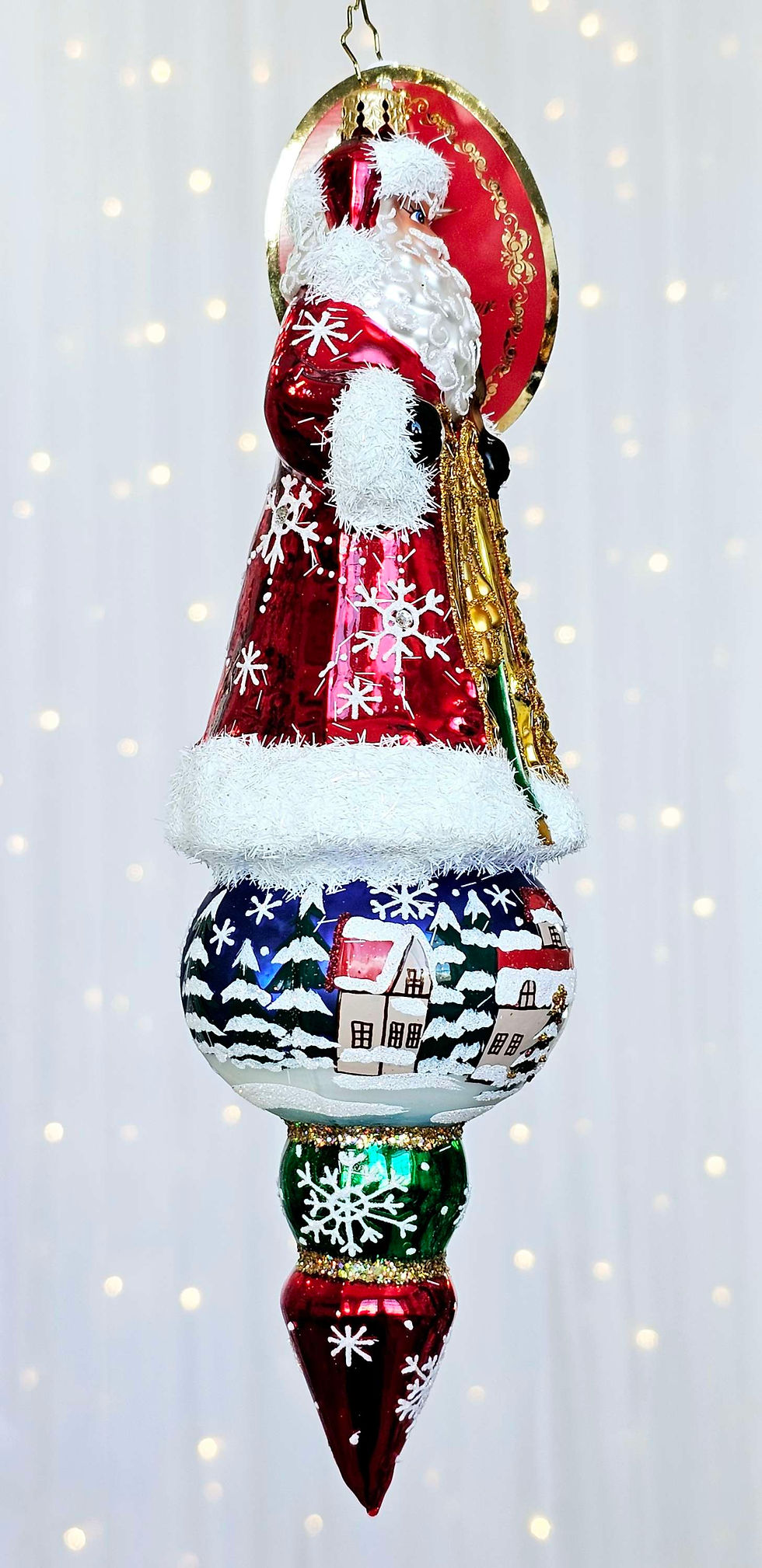 Thumbnail: Christopher Radko Santa's Splendid Snowscape 1022042
