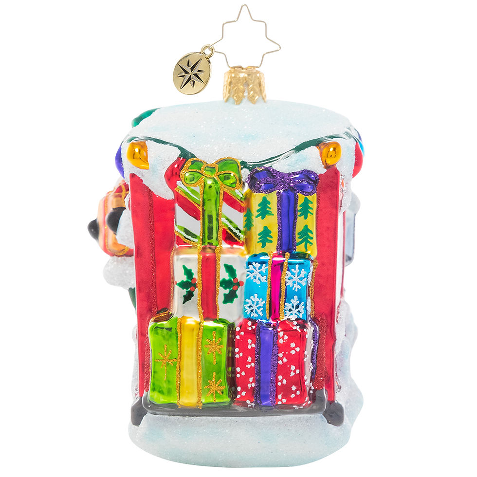 Thumbnail: Christopher Radko Christmas Delivery Santa 1020976 Christmas Ornament