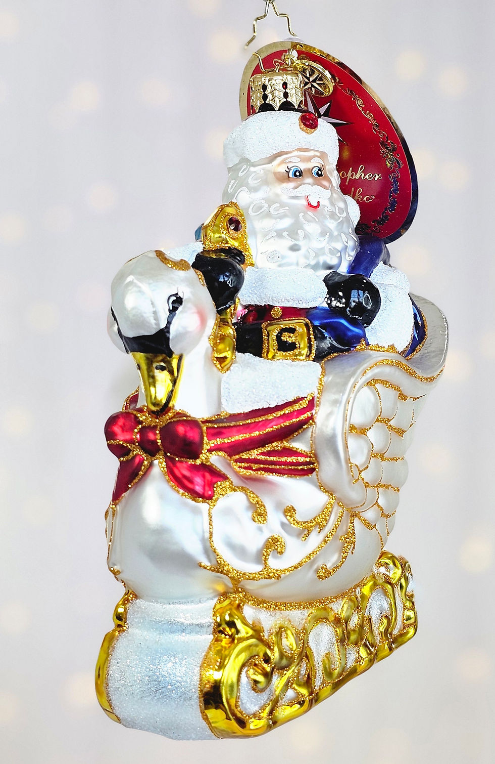 Thumbnail: Christopher Radko Swan Voyage Santa 1021936