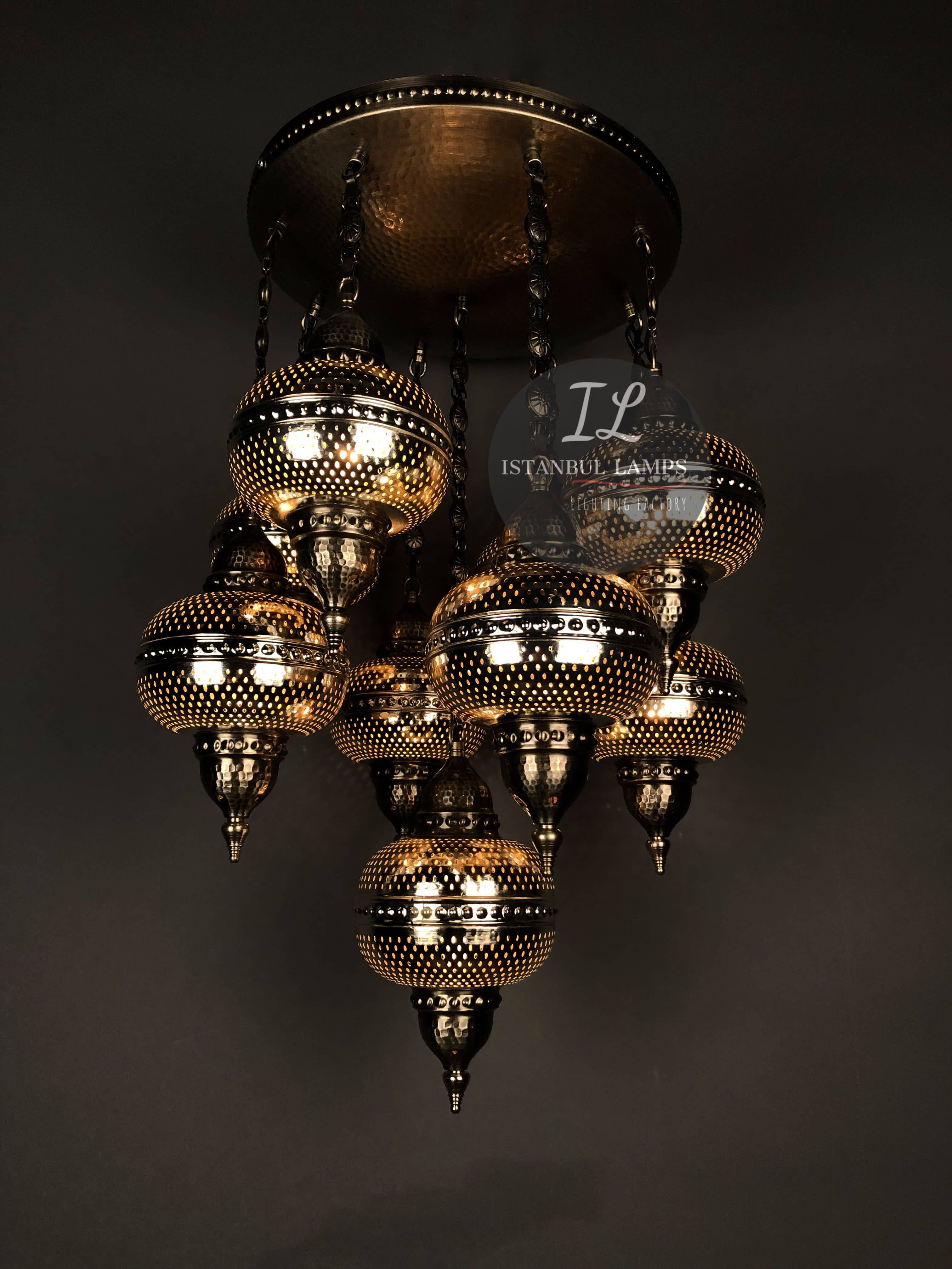 Elegant Moroccan/Turkish Pendant Chandelier