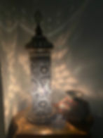 Thumbnail: Oriental Cylinder Turkish Mosaic Table Lamp Large