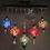 Thumbnail: Rectangle Turkish\Moroccan Mosaic Beaded Pendant Chandelier