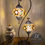 Thumbnail: Double Shade Turkish/Moroccan Mosaic Filigree Swan Table Lamp