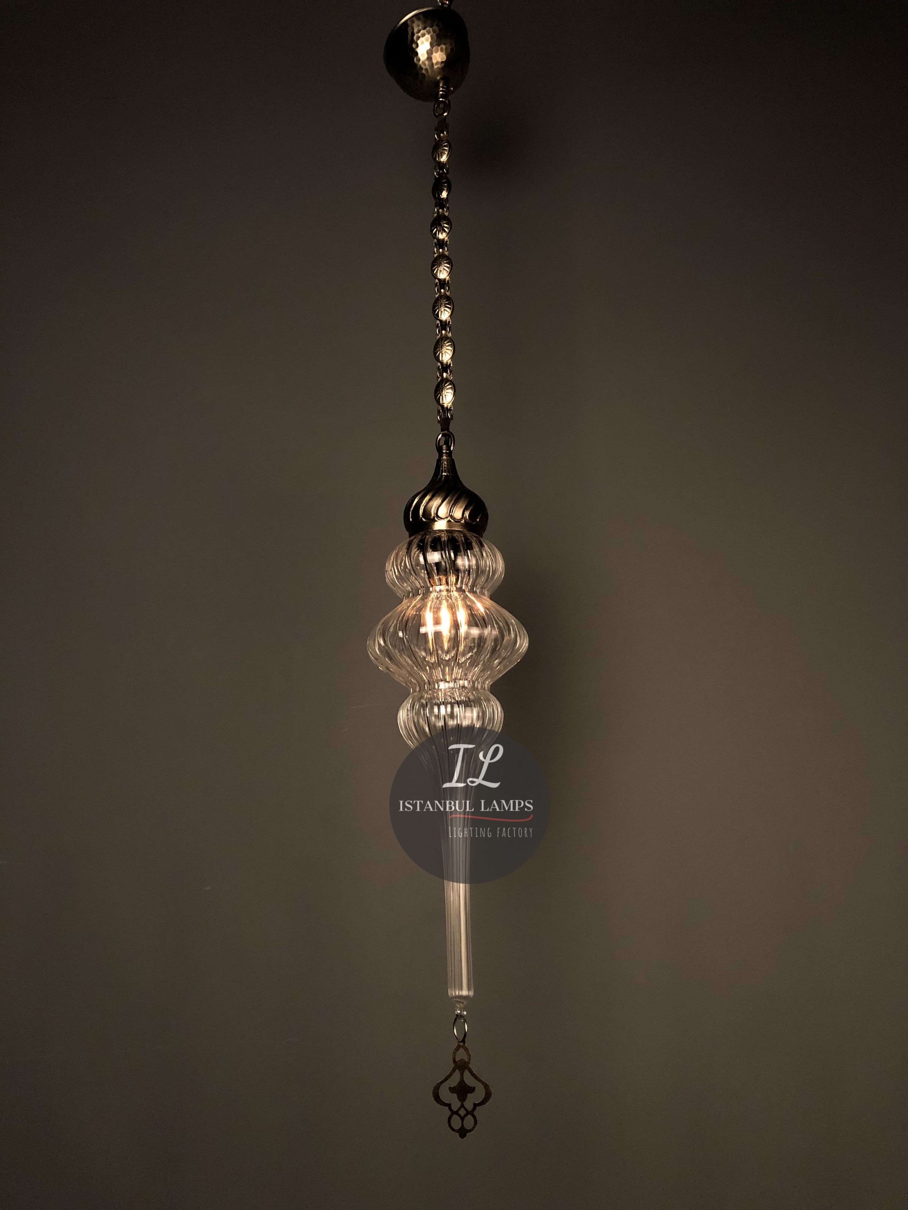 3 Layer Ottoman Refashioned Bronze Pendant Lamp