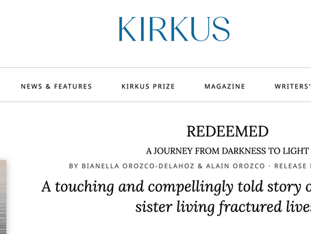 Redeemed receives acclaim in Kirkus Reviews + Forthcoming Spanish edition