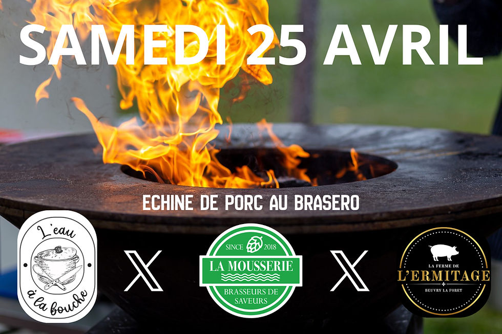 Brasero: Echine de Porc By "L'eau à la bouche X Ferme de l'Ermitage