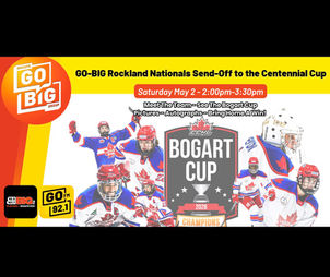 Rockland Nationals Head to Centennial Cup — GO FM / BIG FM Community Send-Off Set for May 2