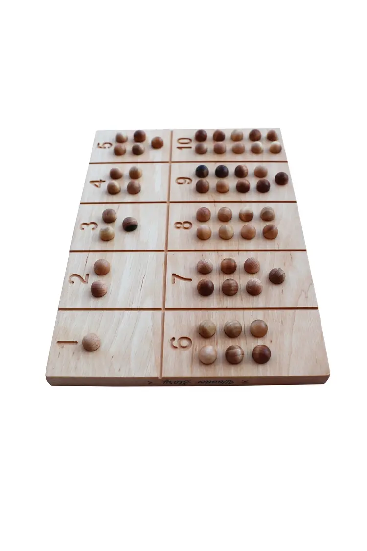 Miniatura: Lavagna Montessori Legno Numeri