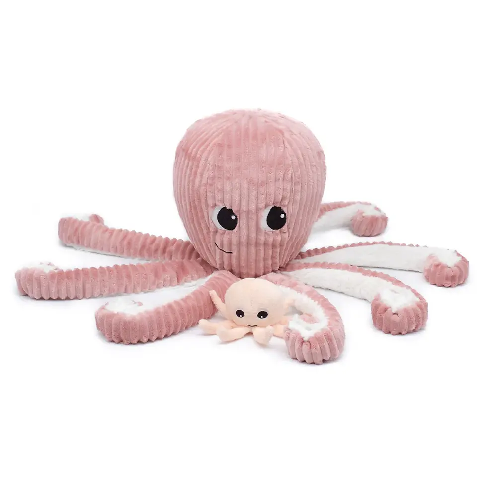 Thumbnail: Peluche Polipo Rosa Mamma e il suo Cucciolo