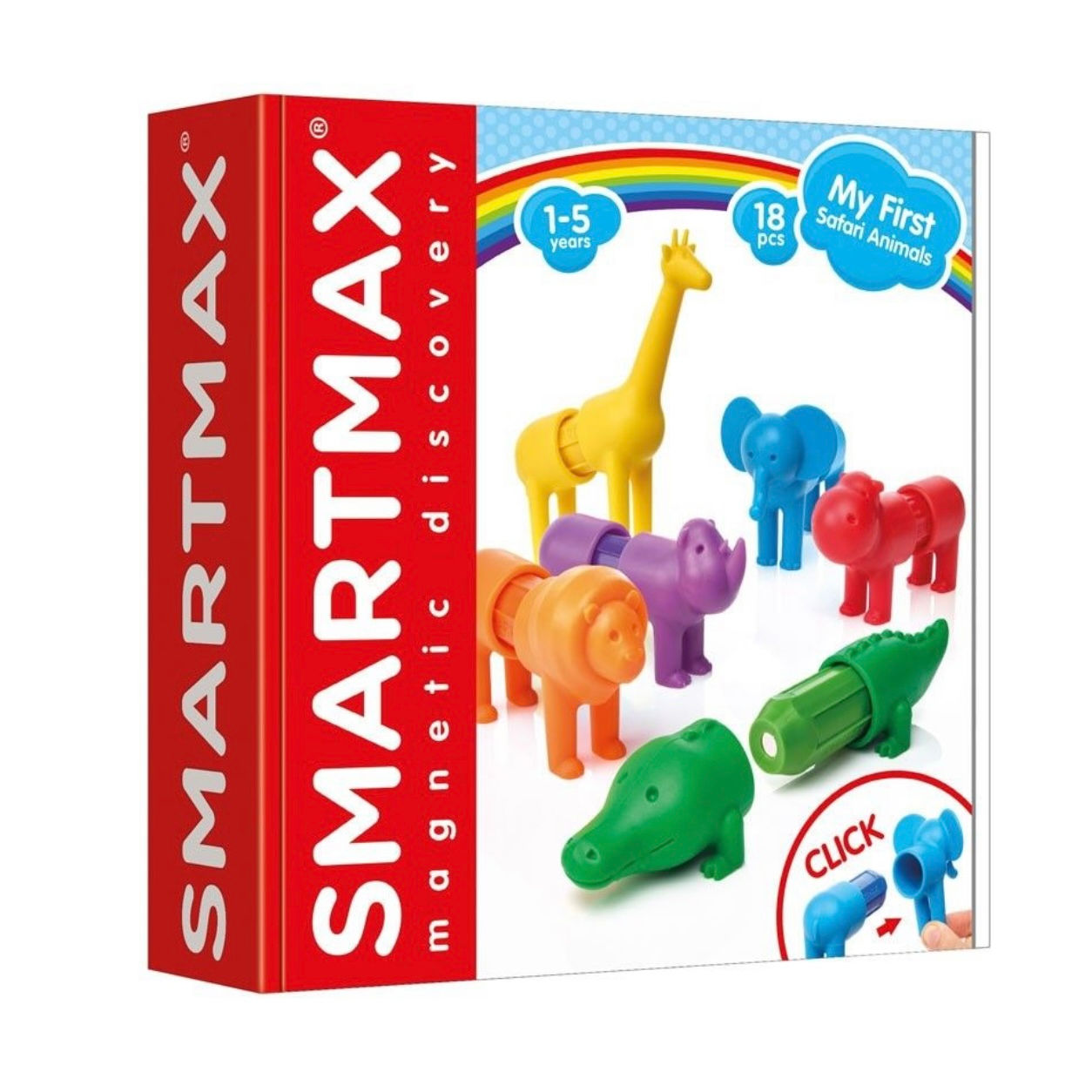 MIEI PRIMI ANIMALI MAGNETICI SAFARI - 18 PZ.