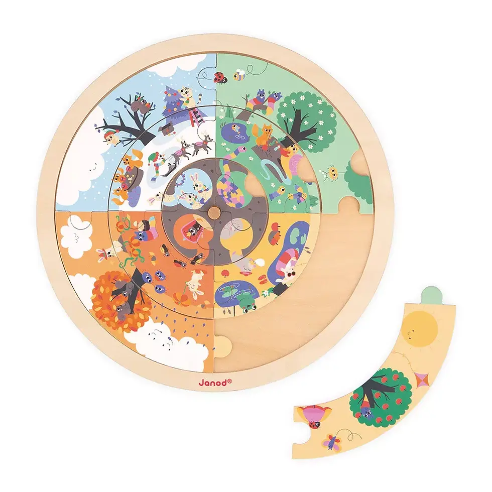 Thumbnail: Puzzle Stagioni Osservazione il Giardino