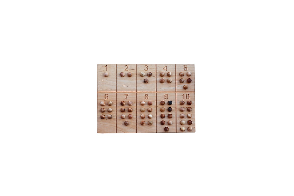 Miniatura: Lavagna Montessori Legno Numeri