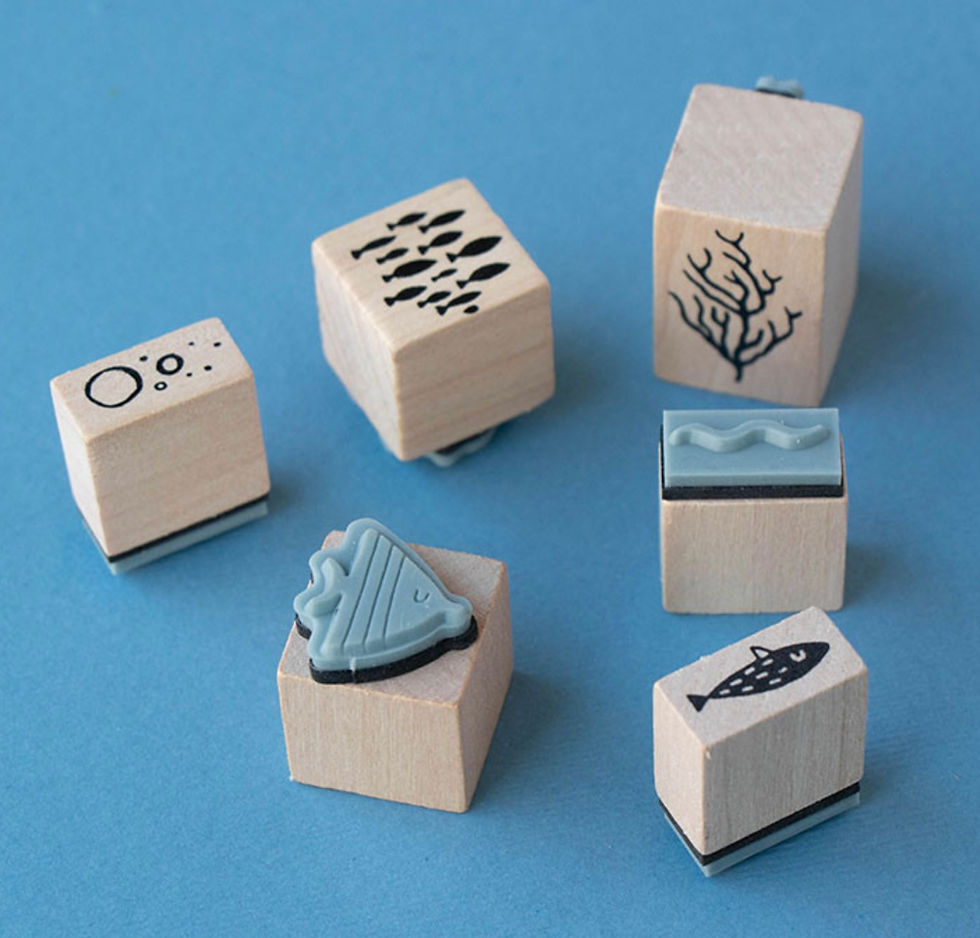 Thumbnail: CALMING STAMPS - IL MIO MONDO MARINO