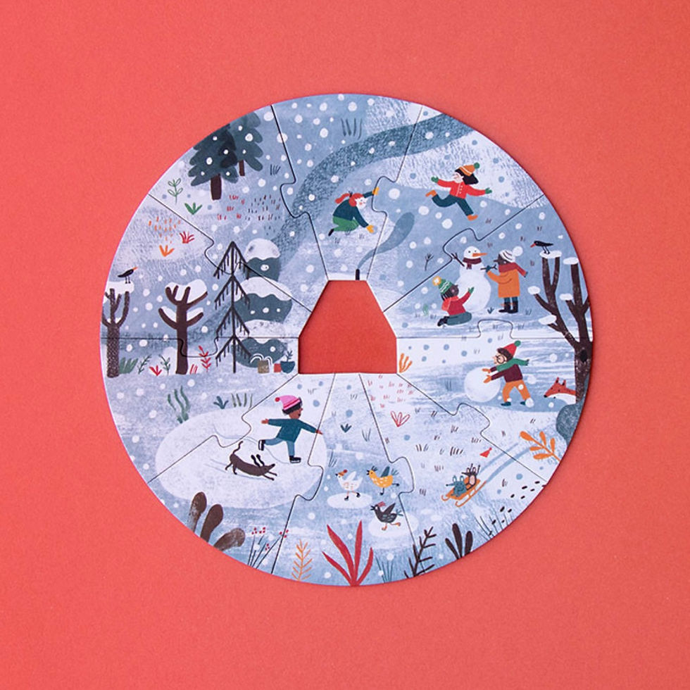 Miniatura: A HOME FOR NATURE - PUZZLE STAGIONI