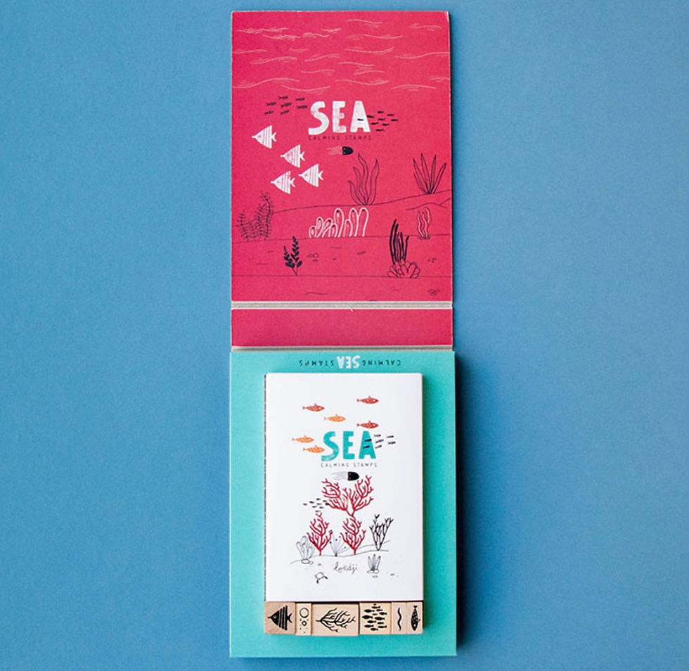 Thumbnail: CALMING STAMPS - IL MIO MONDO MARINO