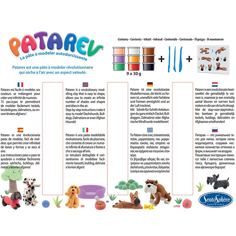 Miniatura: Pasta da Modellare Patarev - I Cani