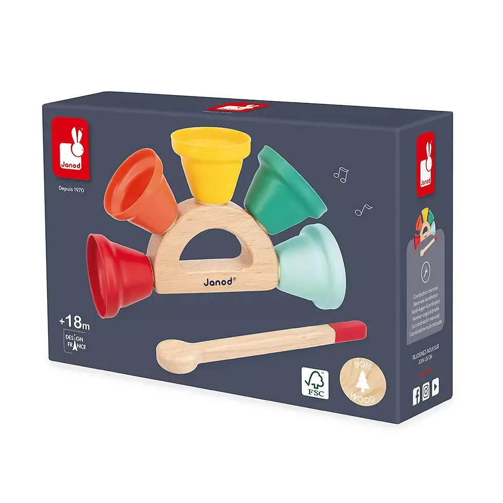 Thumbnail: 5 Campane Musicali Colorate