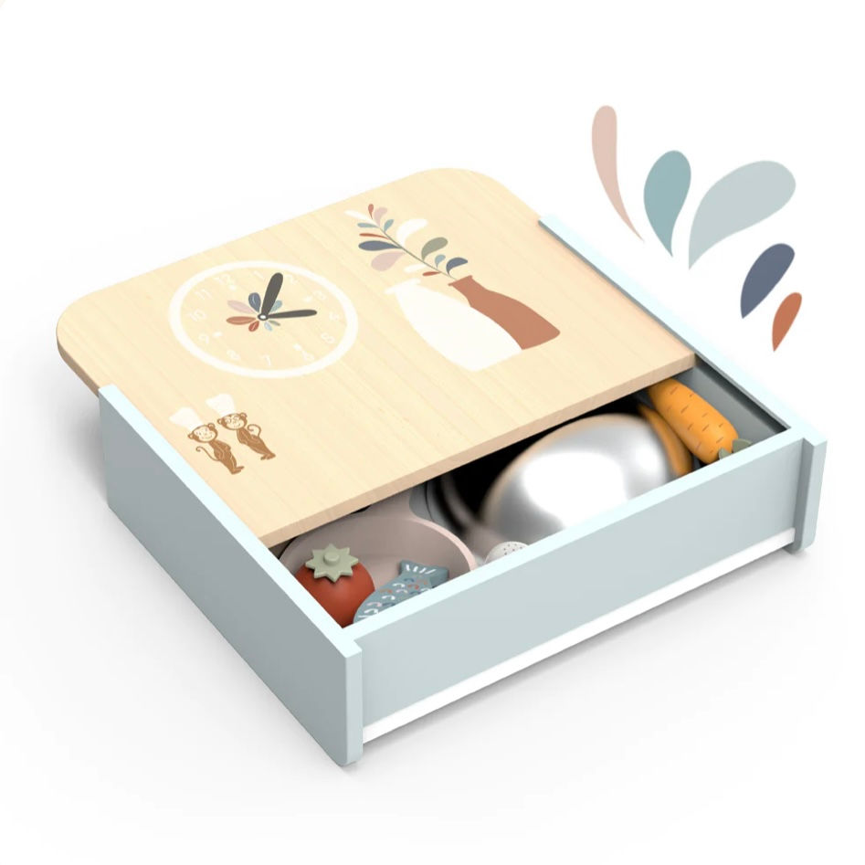 Miniatura: Tavolino Set Cucina Legno con 8 Accessori