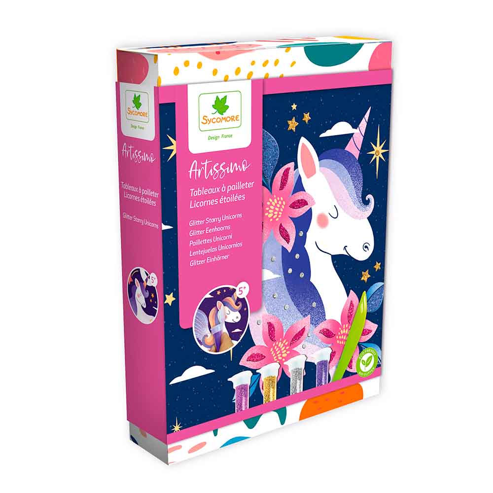 Sycomore - Artissimo - Pittura a Glitter - Unicorni della Notte