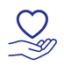 hand and heart icon