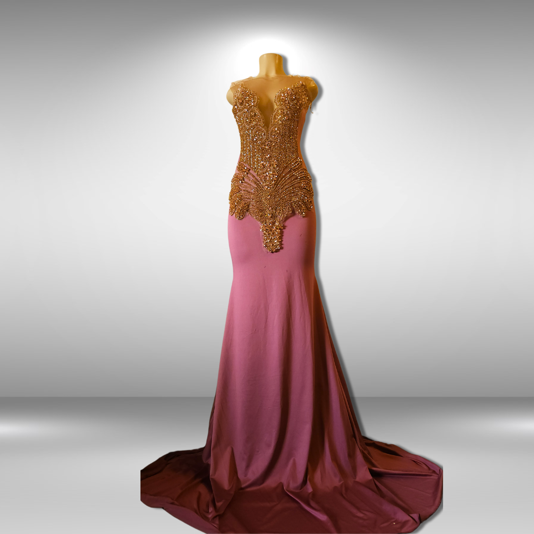 Mauve Majesty Gown