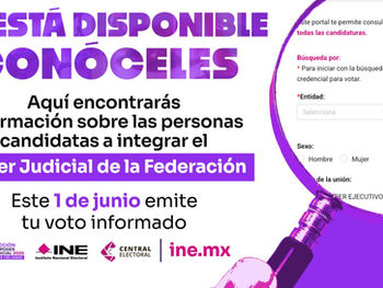 Inician campañas electorales para cargos del Poder Judicial de la Federación