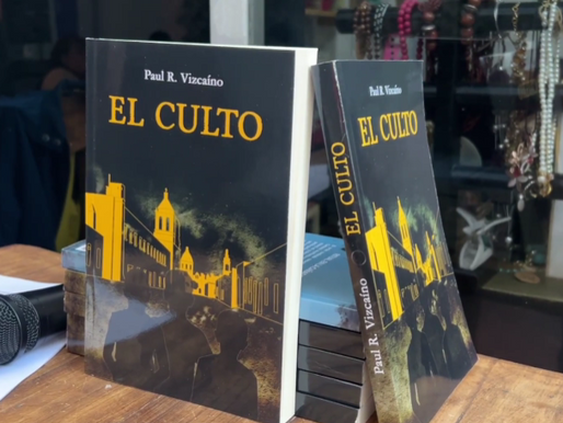 Presenta Paul R. Vizcaíno su 5ta obra literaria, “El Culto”