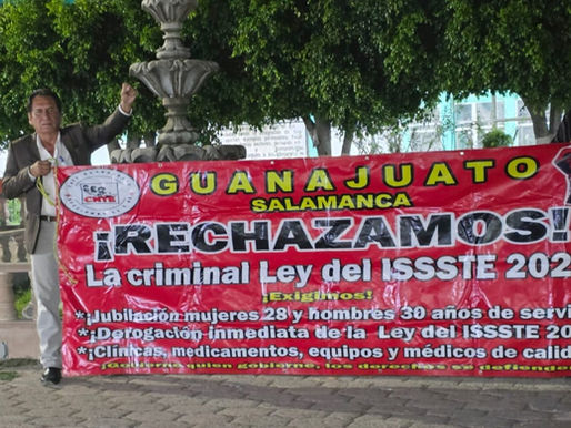 Maestros de Guanajuato se suman a movilización nacional de la CNTE; advierten posibles protestas durante la Copa Mundial de 2026