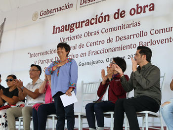 La SEDATU supervisa avances de obras comunitarias en Salamanca