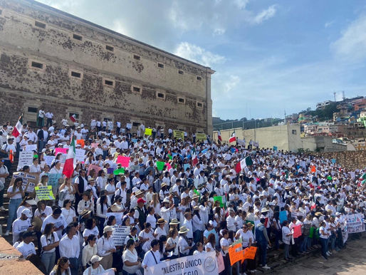 Toman las calles de Guanajuato capital tras la aprobación de la reforma al Poder Judicial