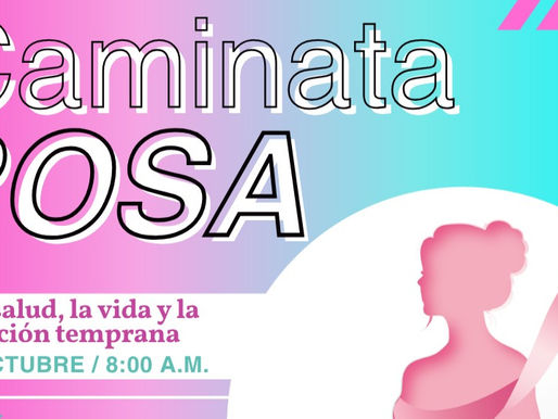 En el marco del DÃa Mundial contra el Cáncer de Mama súmate a la Caminata Rosa y camina por la vida