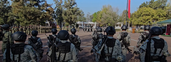 César David Fuentes Alba toma protesta como comandante del Sexto Regimiento Mecanizado de la 16ª Zona Militar de Sarabia