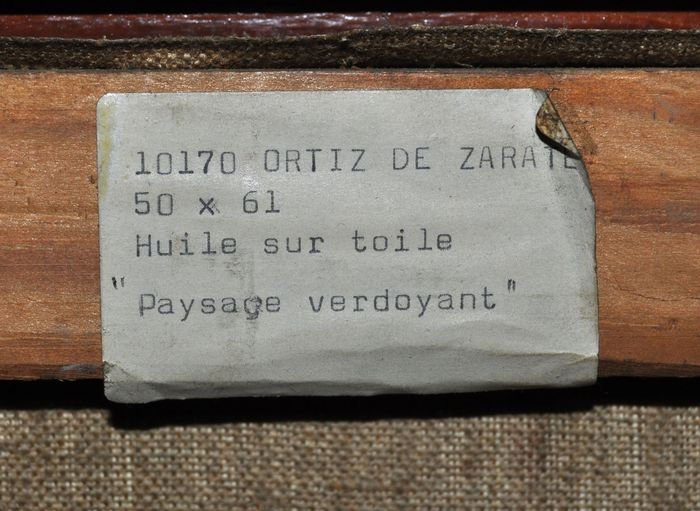 Miniatura: Paysage Verdoyant - Manuel Ortiz de Zárate (Chile, 1887-1946)