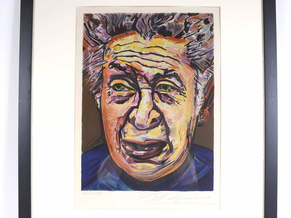 Miniatura: Autorretrato – David Alfaro Siqueiros (México, 1896-1974)