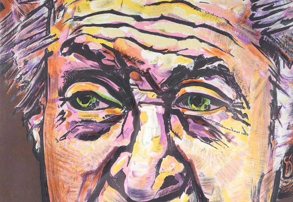 Miniatura: Autorretrato – David Alfaro Siqueiros (México, 1896-1974)