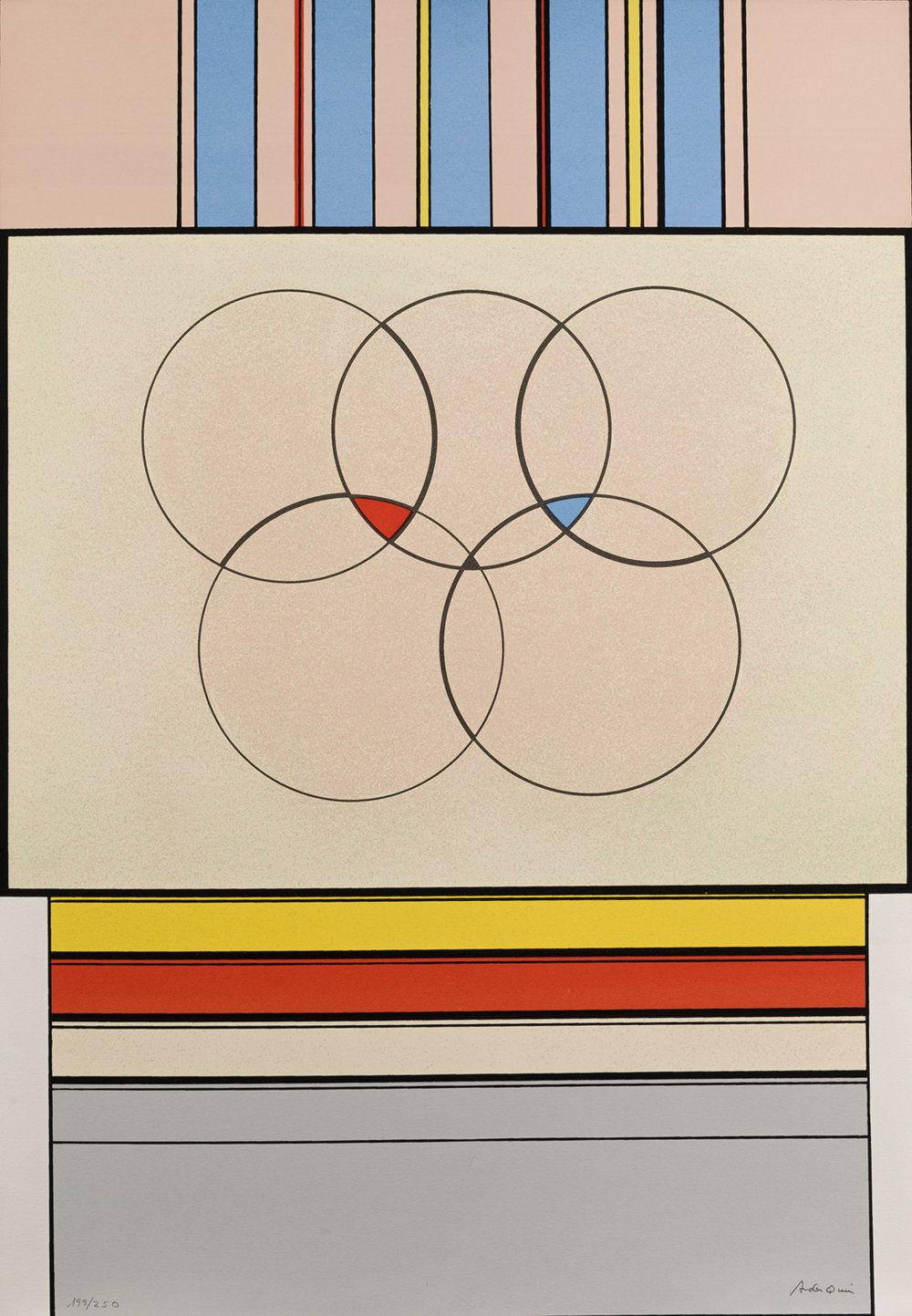 Composición para los JJOO - Carmelo Arden-Quin (Uruguay, 1930-2010)