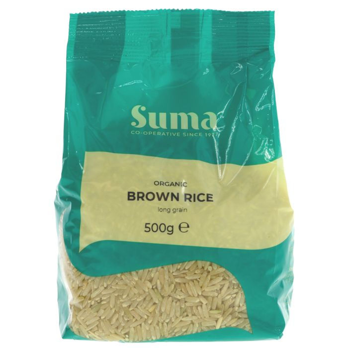 Suma Rice-long grain brown organic - 500g (QS066)