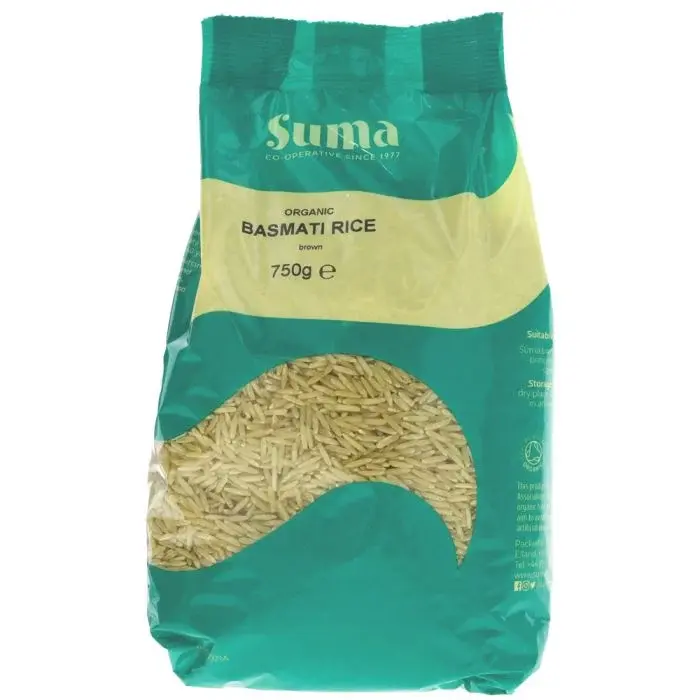 Suma Rice - basmati, brown organic - 750g (QS252)